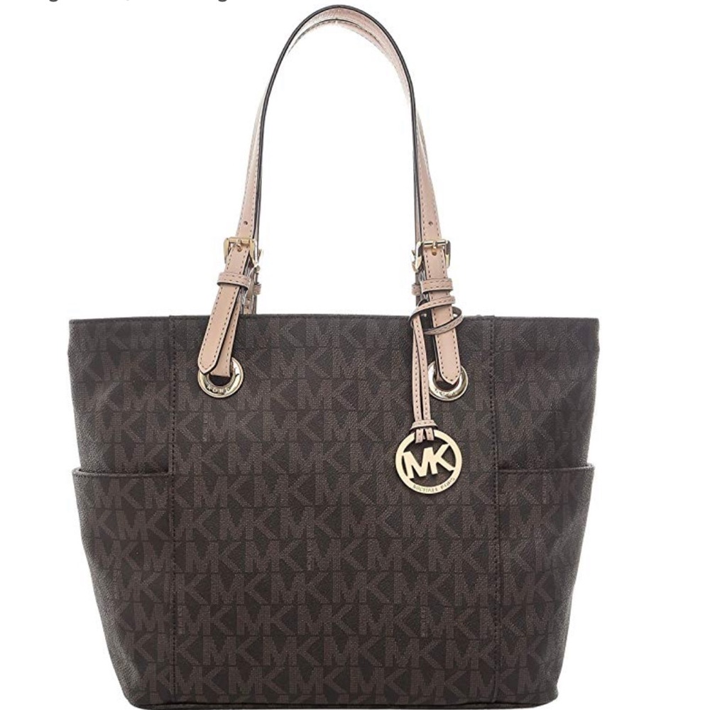 Mk Logo East/West Signature Tote
